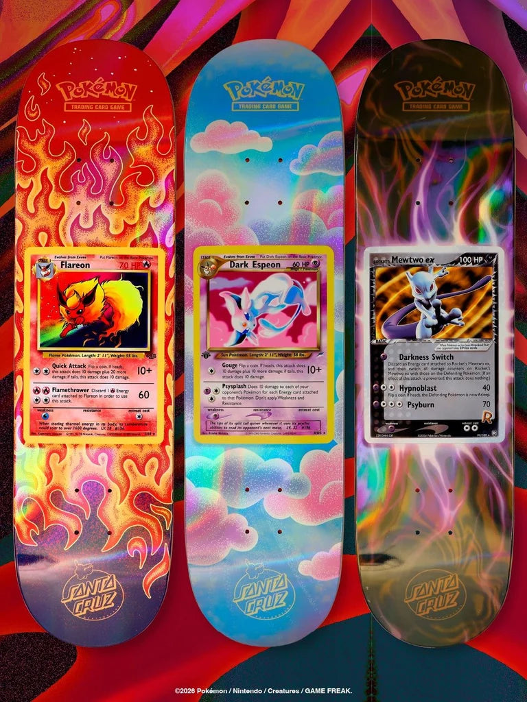 Santa Cruz x Pokémon TCG skateboard deck – photo 4