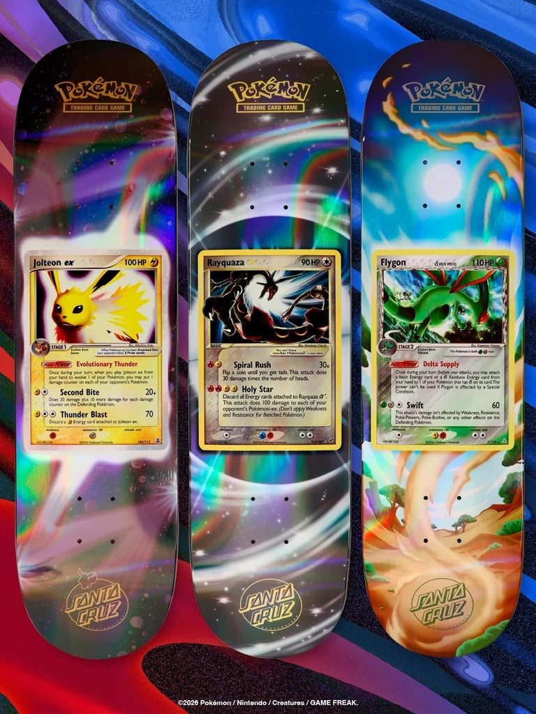 Santa Cruz x Pokémon TCG skateboard deck – photo 3