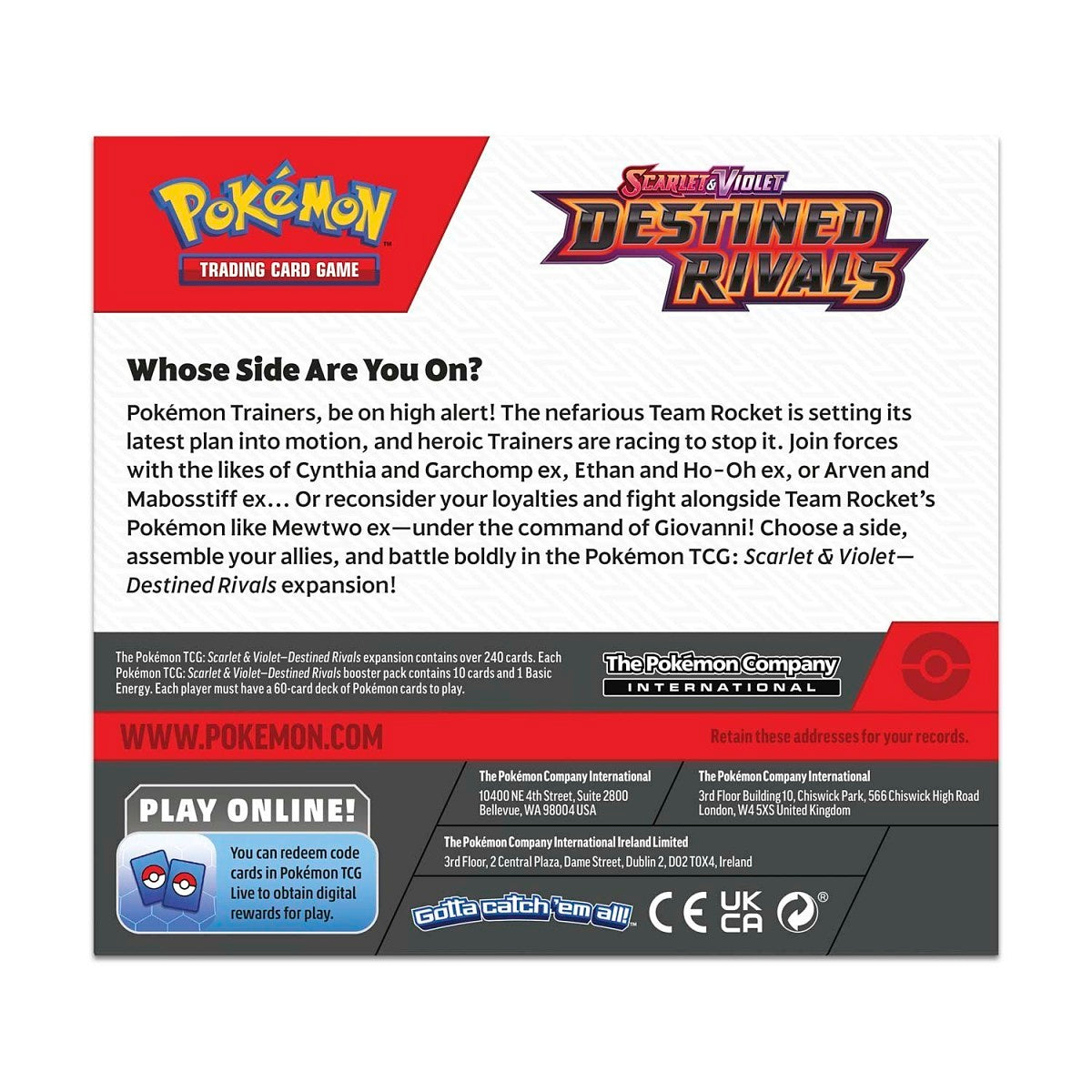 Pokémon - Destined Rivals - Booster Box (36 Booster Packs) - product image 3