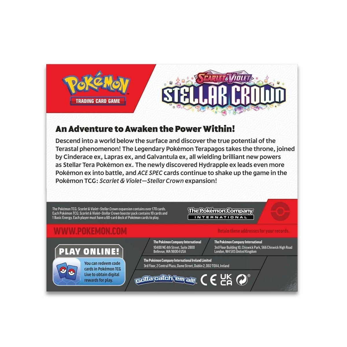 Pokémon - Stellar Crown - Booster Box (36 Booster Packs) - product image 3