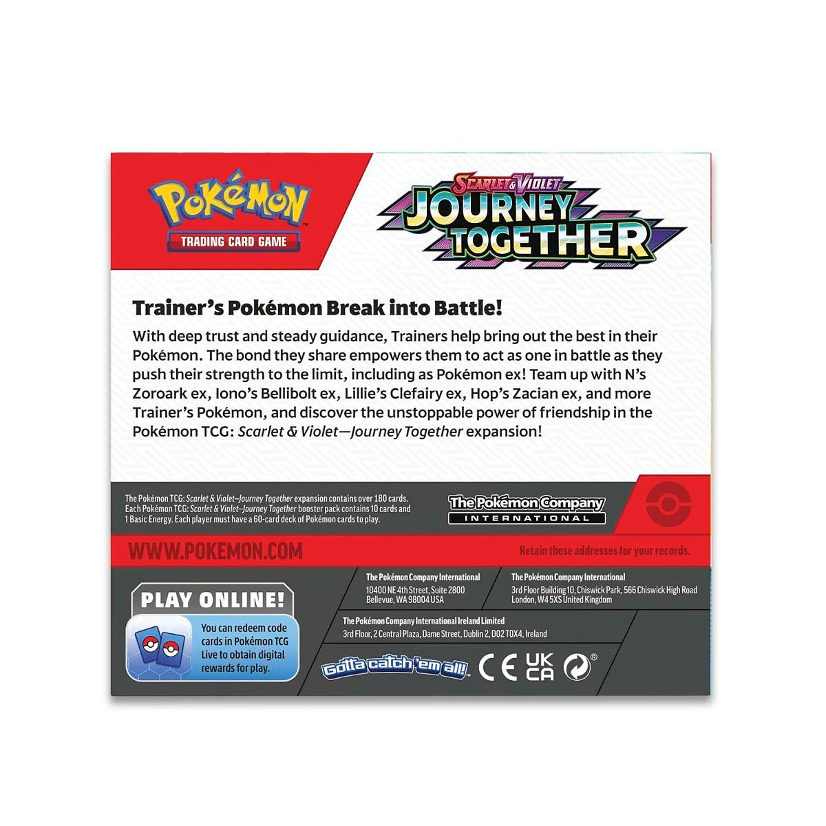 Pokémon - Journey Together - Booster Box (36 Booster Packs) - product image 3