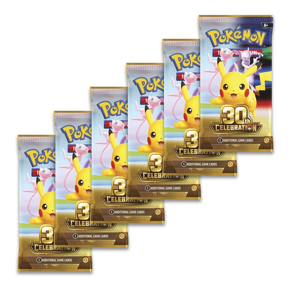 Pokémon - 30th Anniversary Celebration - Booster Bundle (6 Booster Packs) - product image 2