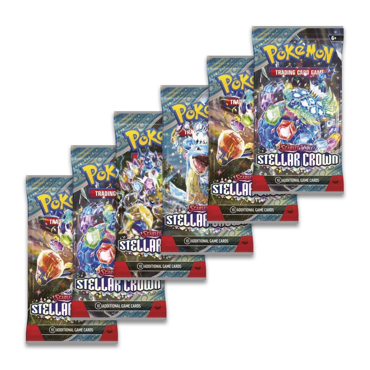 Pokémon - Stellar Crown - Booster Bundle (6 Booster Packs) - product image 2