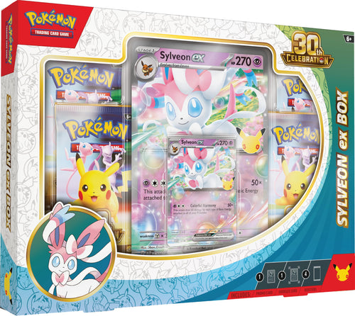 Pokémon TCG 30th Celebration Sylveon ex Box