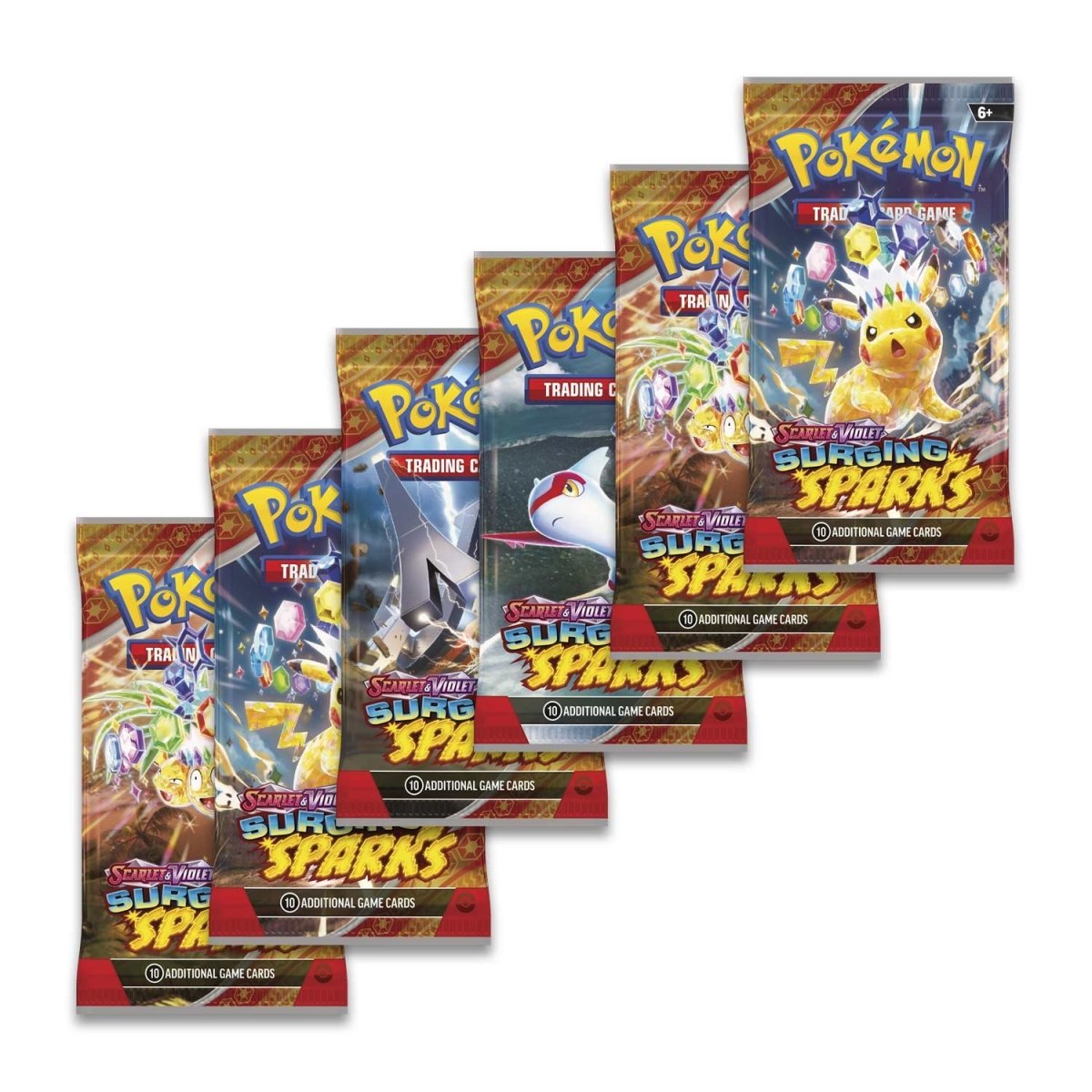Pokémon - Surging Sparks - Booster Bundle (6 Booster Packs) - product image 2