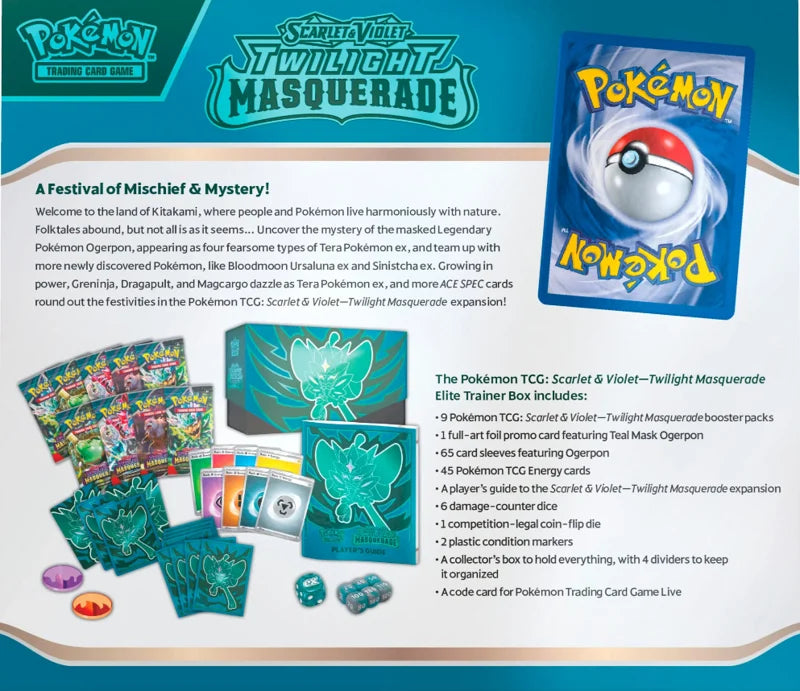 Pokemon - Twilight Masquerade - Elite Trainer Box