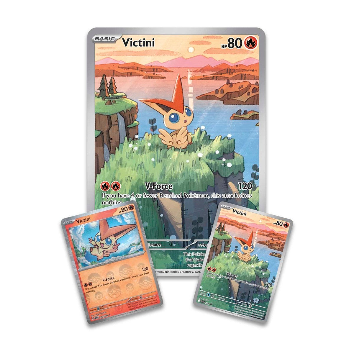 Pokemon TCG Unova Victini Illustration Box